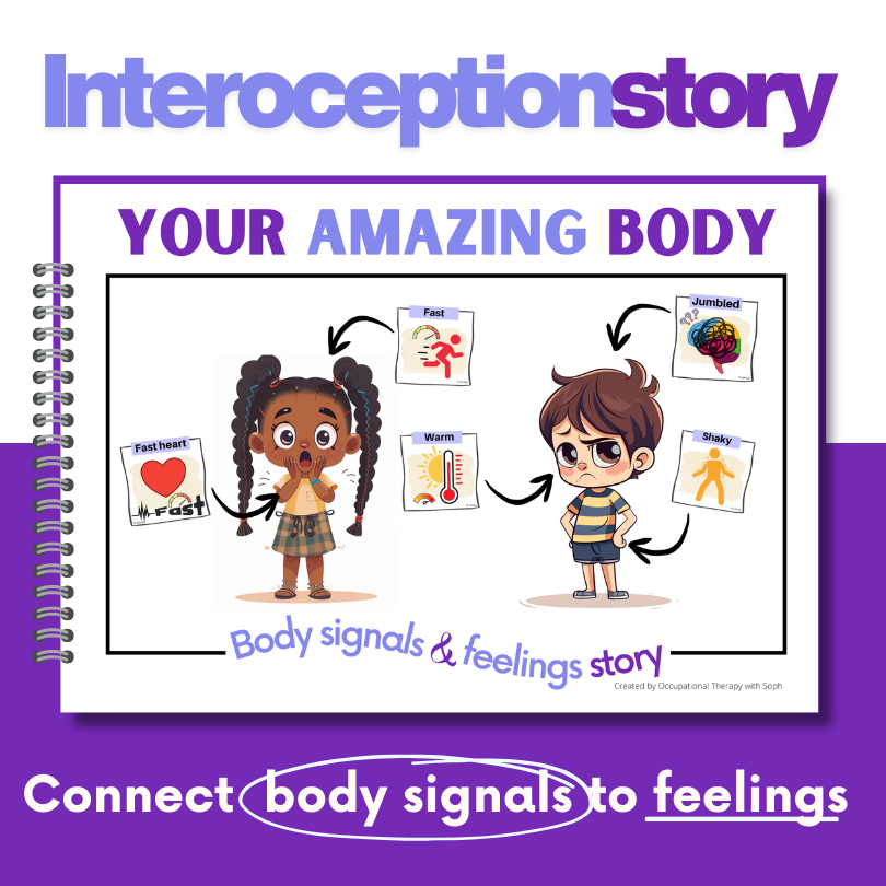 Social Narrative Story — Your Amazing Body interoception resource preview